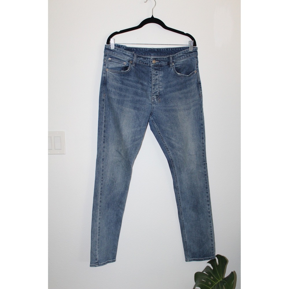 Ksubi Chitch Runaway Slim Tapered Blue Jeans Mens 34 Street Wear 5000005208